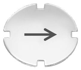 SIEMENS - SIE3SB29014NA Inserto piatto per pulsante e pulsante luminoso, piatta, trasparente