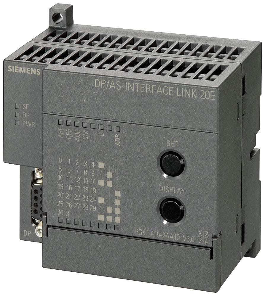SIEMENS - SIE6GK14152AA10 DP/AS-i LINK 20 E, accoppiamento tra reti PROFIBUS DP/AS-i secondo specifica AS-i