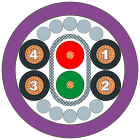 SIEMENS - SIE6XV18307BH10 PB ECOFAST HYBRID CABLE 1.0 M