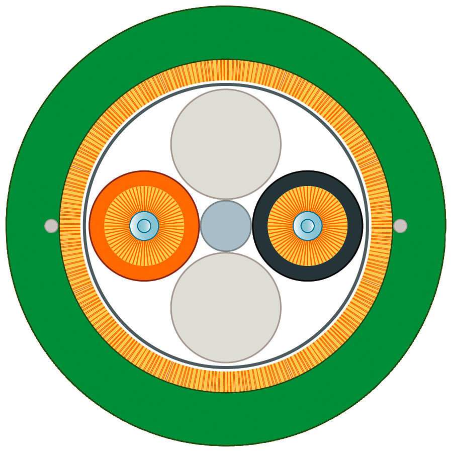 SIEMENS - SIE6XV18612D PCF Trailing Cable GP 200/230, sezionabile, guaina esterna PVC, UL, a metraggio