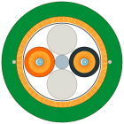 SIEMENS - SIE6XV18612D PCF Trailing Cable GP 200/230, sezionabile, guaina esterna PVC, UL, a metraggio