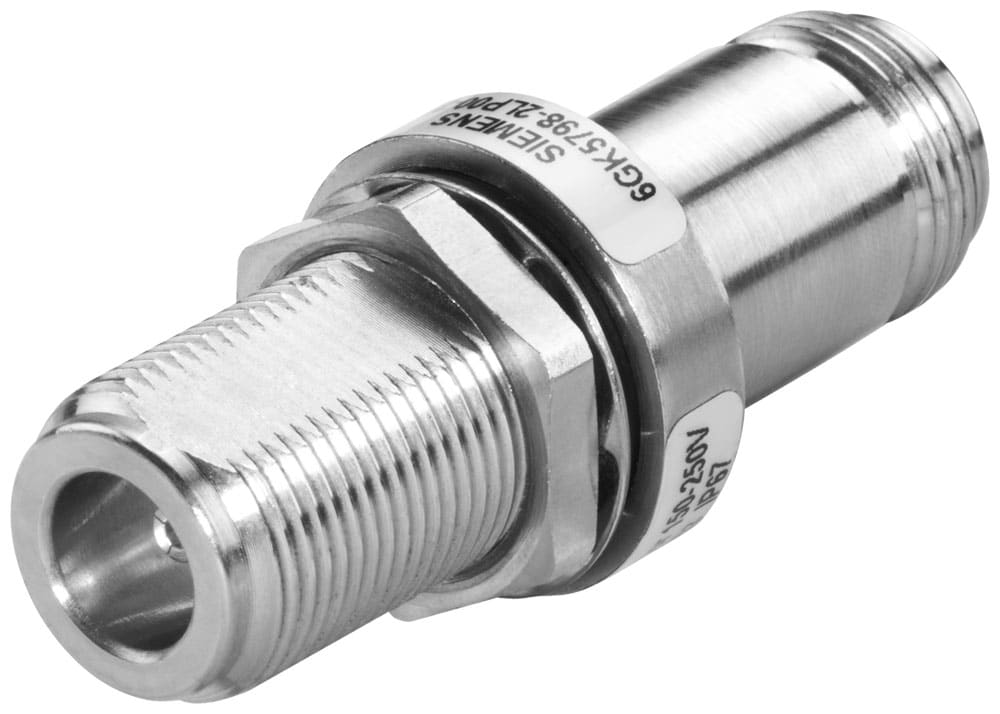 SIEMENS - SIE6GK57982LP002AA6 Protezione antifulmine LP 798-1N per ant. SCALANCE W e M connessione N/N fem/fem