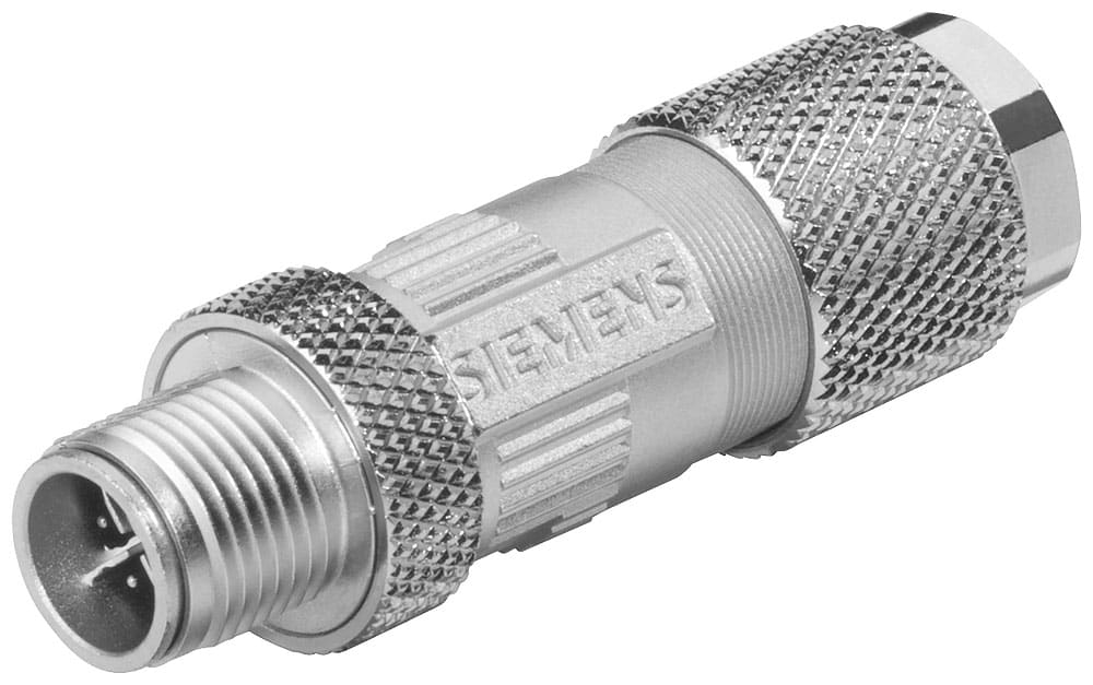 SIEMENS - SIE6GK19010DB306AA8 IE FC M12 Plug PRO 4 x 2, connettore M12, uscita cavo assiale, X-coded, 8 pezzi