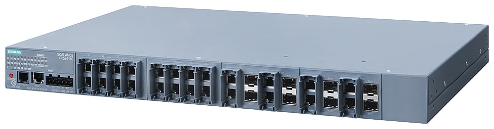 SIEMENS - SIE6GK55248GS002AR2 SCALANCE XR524-8C man.sw.Layer 2, 24x RJ45, 8x porte SFP combo, DC24V