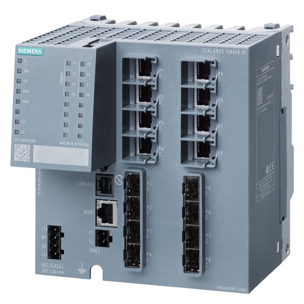SIEMENS SIE6GK54088GR002AM2 SCALANCE XM408-8C