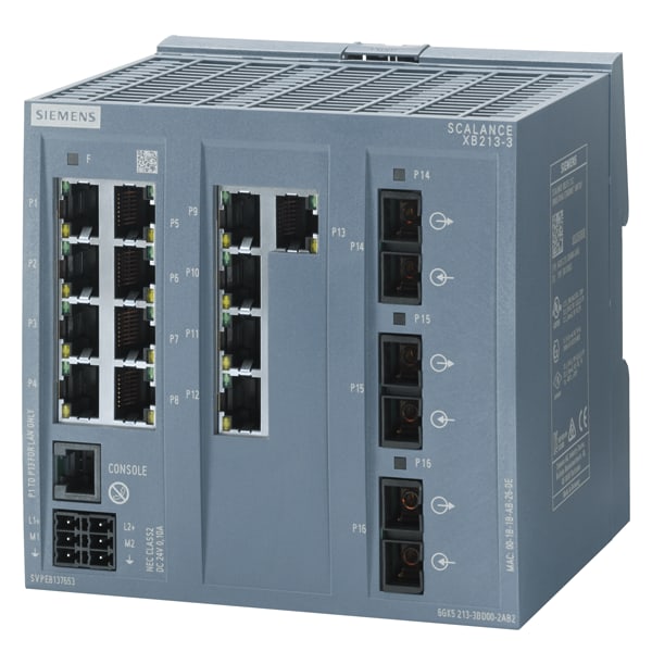 SIEMENS SIE6GK52133BD002AB2 SIMATIC NET SCALANCE XB213-3