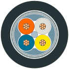 SIEMENS - SIE6XV18712L Cavo IE FC TP Food; 2 x senza; 2x2; Cat5e; senza alogeni; PE; robusto