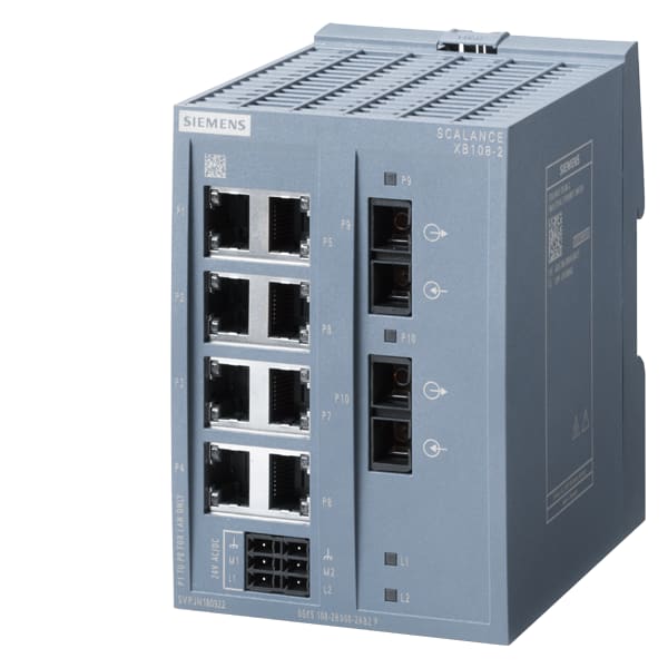 SIEMENS SIE6GK51082BD002AB2 SCALANCE XB108-2 (SC)