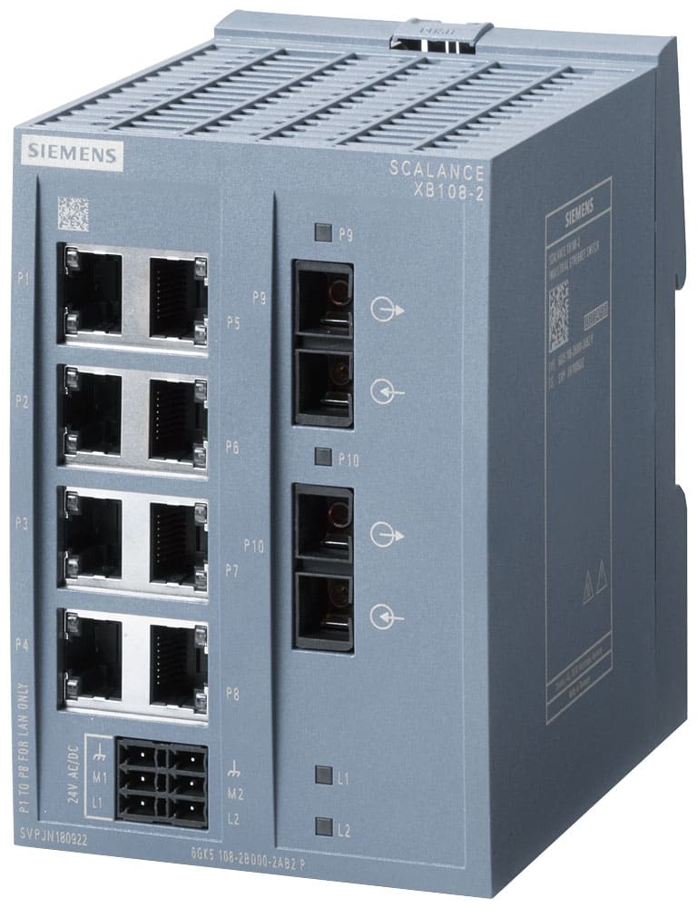 SIEMENS - SIE6GK51082BD002AB2 SCALANCE XB108-2 (SC)