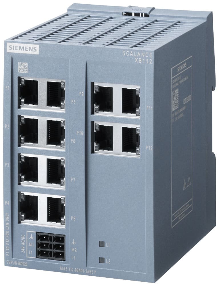 SIEMENS - SIE6GK51120BA002AB2 SIMATIC NET SCALANCE XB112
