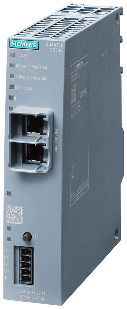 SIEMENS - SIE6GK14111AC00 Cloud Connect 7, CC712 IoT Gateway, colleg. di appar. S7/Modbus a Cloud Services