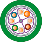 SIEMENS - SIE6XV18762A IE FC TP STANDARD CABLE GP 4X2, CAT7