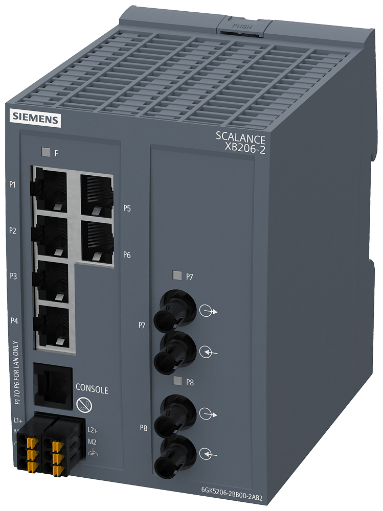 SIEMENS - SIE6GK52062BB002AB2 SCALANCE XB206-2 (ST, PN)