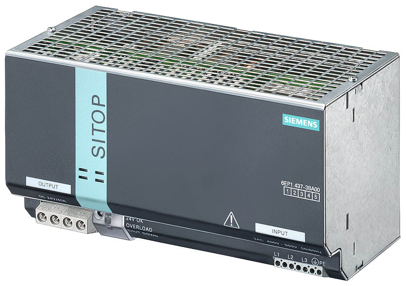 SIEMENS - SIE6EP14373BA008AA0 Alimentatore SITOP modular, trifase DC 24 V/40 A con vernice di protezione