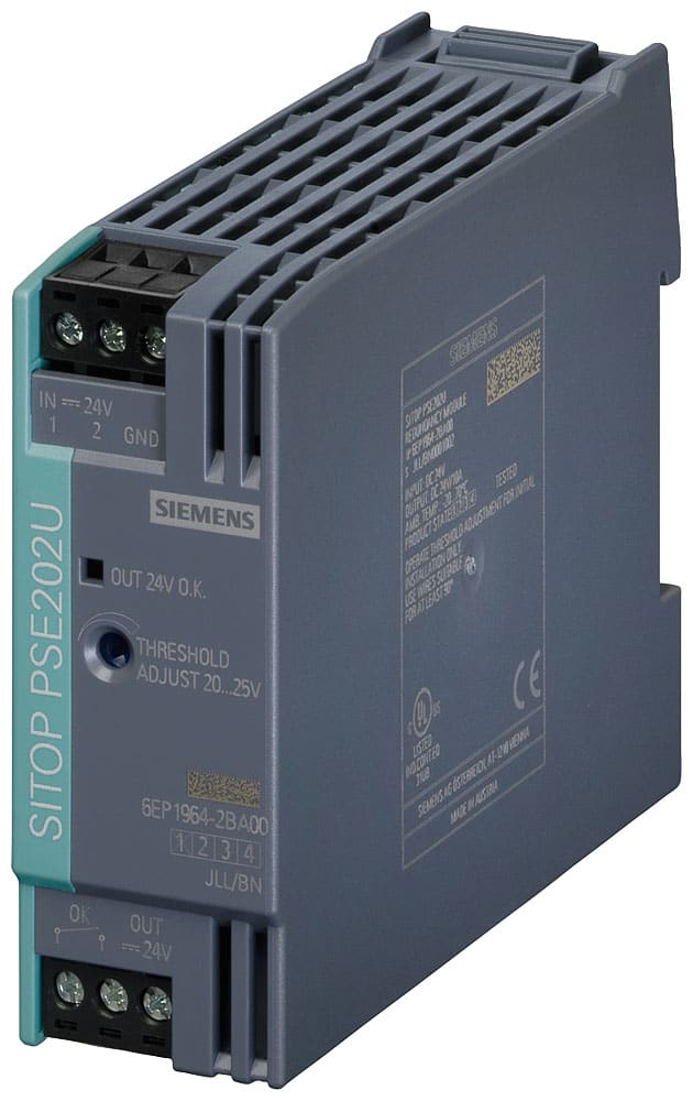 SIEMENS - SIE6EP19642BA00 Modulo di ridondanza SITOP PSE202U, DC 24 V/10 A