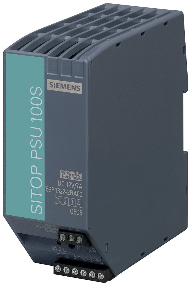SIEMENS - SIE6EP13222BA00 Alimentatore SITOP PSU100S, monofase DC 12 V/7 A