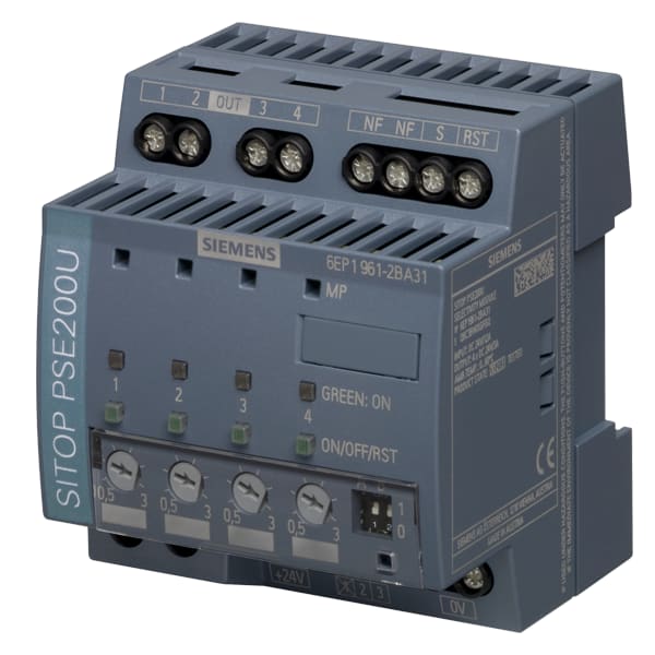 SIEMENS SIE6EP19612BA31 SITOP PSE200U SELECTIVITY MODULE 3A