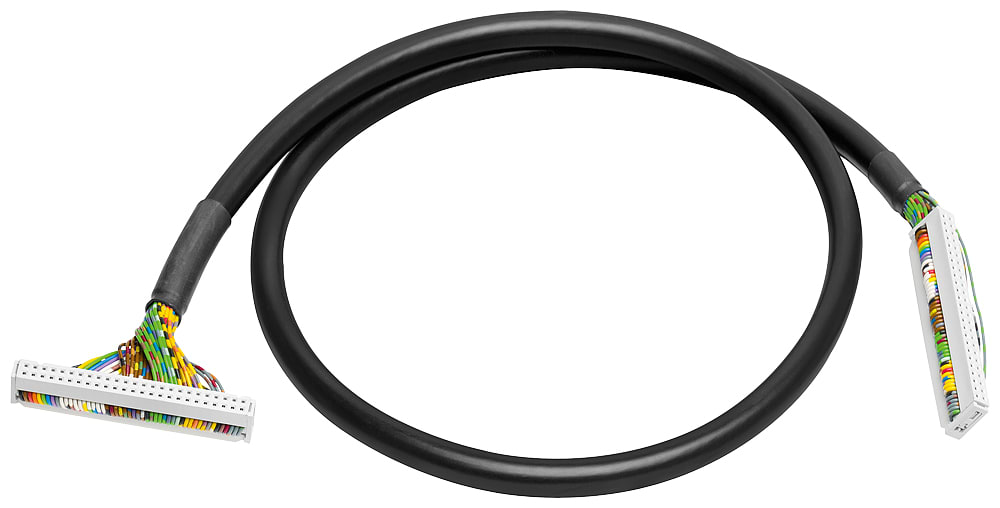 SIEMENS - SIE6ES79235BB000GB0 Cavo tondo a 40 poli con connettori IDC a 40 e 50 poli L=1,0 m