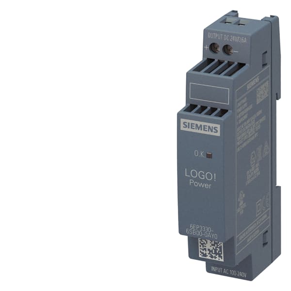 SIEMENS SIE6EP33306SB000AY0 LOGO!POWER 1AC DC24V 0.6A