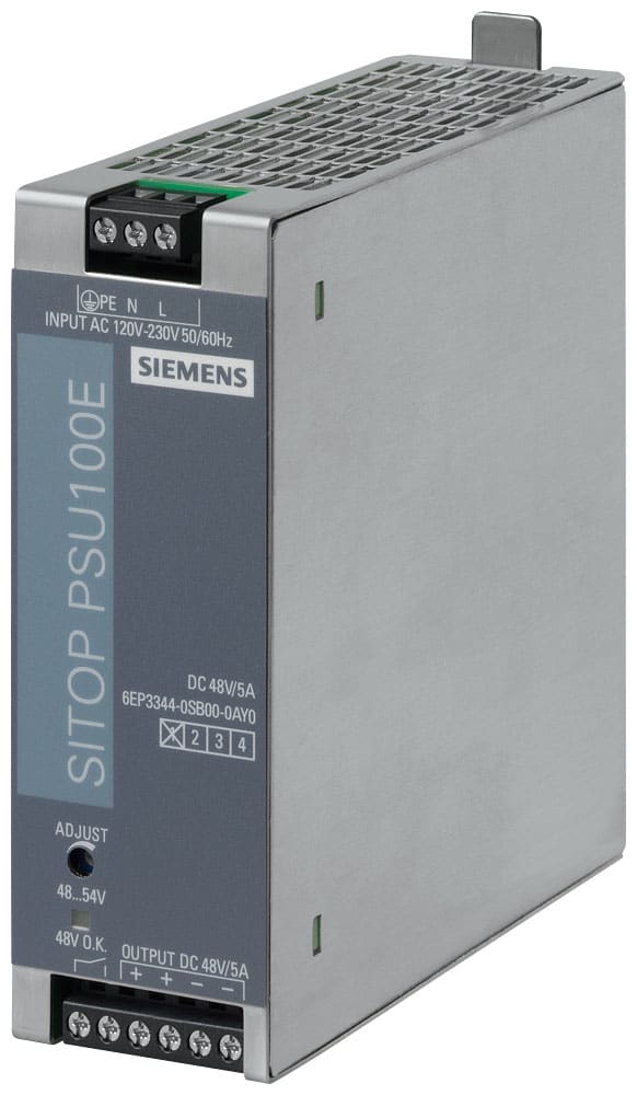 SIEMENS - SIE6EP33440SB000AY0 Alimentatore SITOP PSU100E, monofase DC 48 V/5 A
