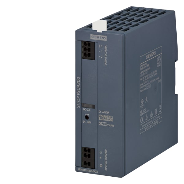 SIEMENS SIE6EP33323SB000AX0 SITOP PSU4200/1AC/24VDC/3A