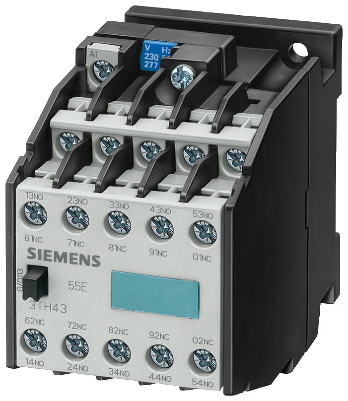SIEMENS - SIE3TH43100AG2 Contattore ausiliario 100E, 10NO, comando in AC, AC 110 V