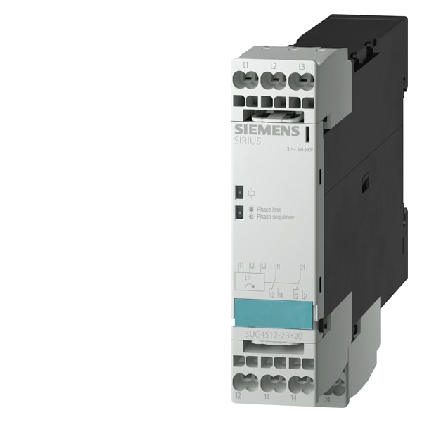 SIEMENS SIE3UG45122BR20 RELECONTR. FASE-SEQ. 3X 160-690V 2W C.C