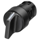 SIEMENS - SIE3SB20002DB01 Selettore, 16 mm, rotondo, in plastica, colore nero