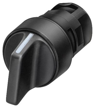 SIEMENS - SIE3SB20002DB01 SEL. LEVA 3POS PERM. NERO 16MM