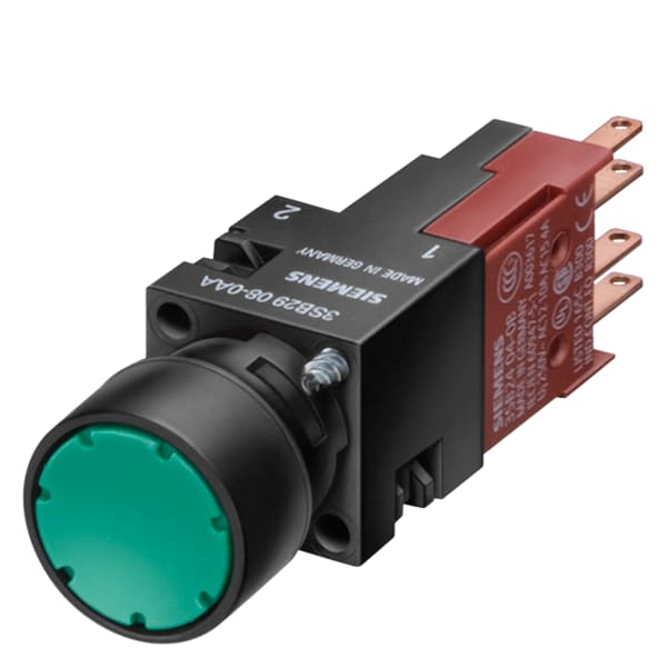 SIEMENS SIE3SB22020AE01 PULS PIATTO VERDE 1L 16MM