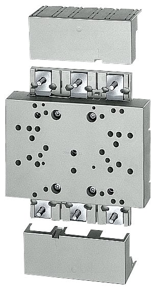 SIEMENS - SIE8US12104AF00 Sistema di sbarre collettrici interasse sbarre 60 mm, adattatore apparecchio, larghezza: 185 mm