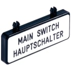 SIEMENS - SIE3LD92861A Targhetta aggiuntiva, tedesco/inglese, 47 mmx17 mm, accessori