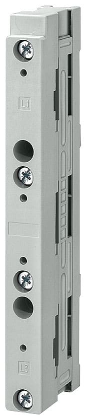 SIEMENS - SIE8US19233AA01 sistema di sbarre collettrici, accessori interdistanza tra le sbarre 60mm supporto per sbarre collettrici a 3 poli per sbarre 12x 5 (10)-30x 5 (10)...