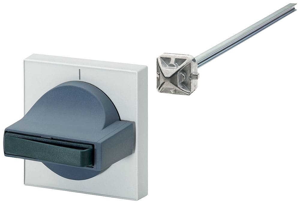 SIEMENS - SIE8UC71626BD22 Comando porta 8UC7, operatore grigio titanio, mostrina frontale colore grigio chiaro per interruttori automatici