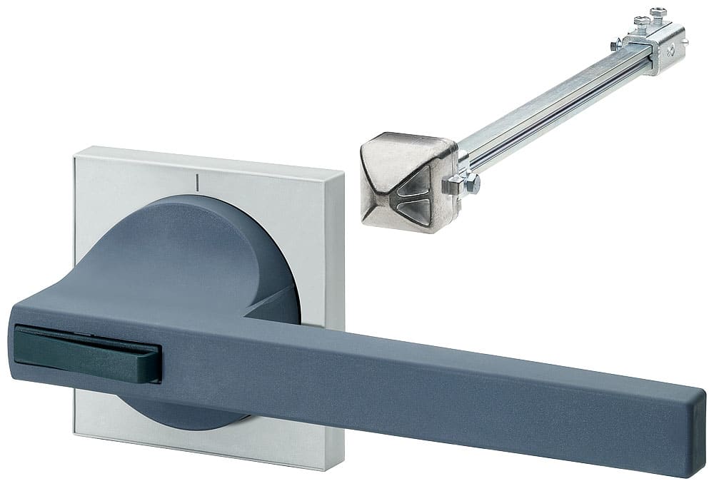 SIEMENS - SIE8UC74101BB Operatore 8UC7 con mostrina frontale, operatore colore grigio titanio/blu verde Basic, mostrina frontale colore grigio chiaro