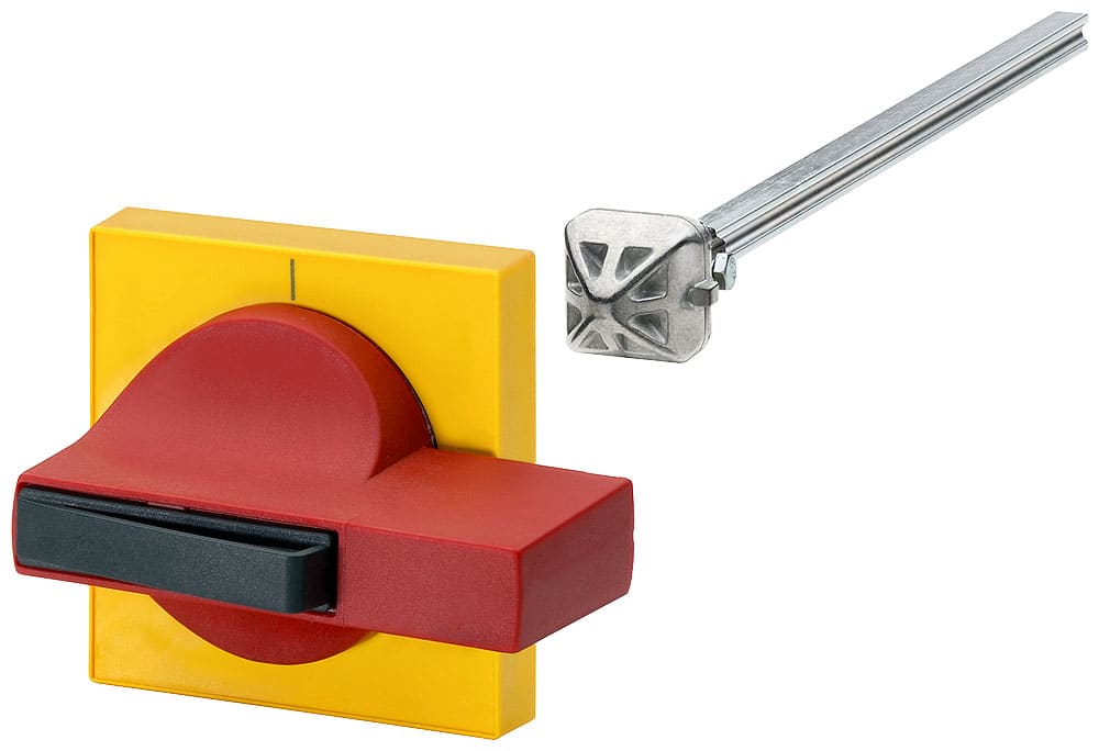 SIEMENS - SIE8UC72223BB20 Comando porta 8UC7, operatore colore rosso/blu-verde Basic, mostrina frontale colore giallo