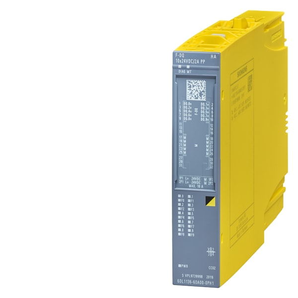 SIEMENS SIE6DL11366DA000PH1 ET 200SP HA, F-DQ 10X24VDC/2A