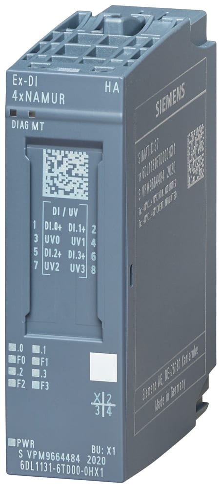 SIEMENS SIE6DL11316TD000HX1 ET 200SP HA, EX-DI 4XNAMUR