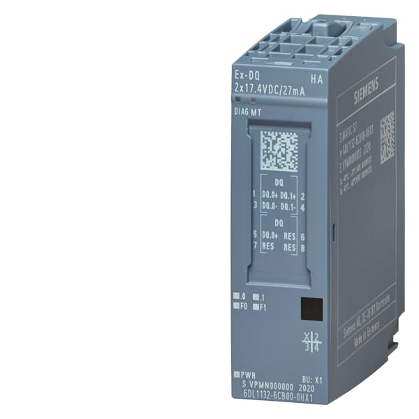 SIEMENS SIE6DL11326CB000HX1 ET 200SP HA, EX-DQ 2X17,4VDC/27MA