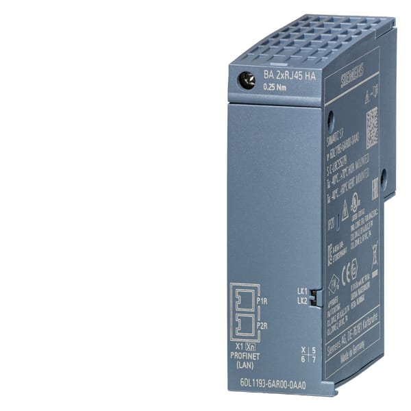SIEMENS SIE6DL11936AR000AA0 ET 200SP HA, BUSADAPTER BA 2XRJ45