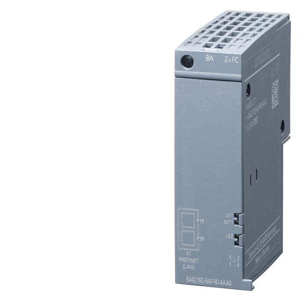 SIEMENS SIE6AG21936AF004AA0 SIPLUS ET 200SP BA 2XFC TX RAIL