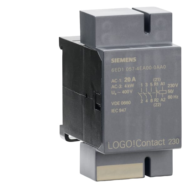 SIEMENS SIE6ED10574EA000AA0 LOGO! CONTACT MOD, AC 230V,3NO/1NC