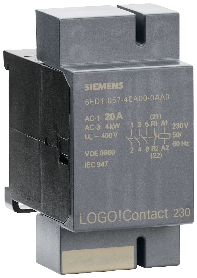 SIEMENS - SIE6ED10574EA000AA0 LOGO! CONTACT MOD, AC 230V,3NO/1NC