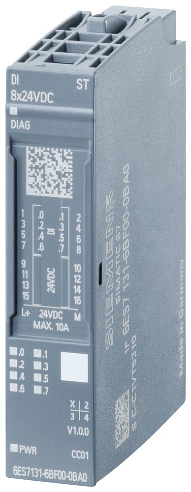 SIEMENS SIE6ES71316BF000CA0 ET 200SP, DI 8X24VDC HF