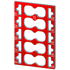 SIEMENS - SIE6ES71936CP722AA0 SIMATIC ET 200SP Targhette identificative a colori CC72 UI 10