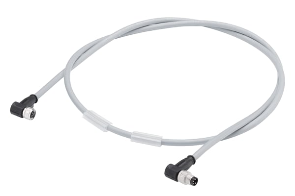 SIEMENS SIE6ES71942LN151AB0 POWER CABLE M8, ANGLED, 15M