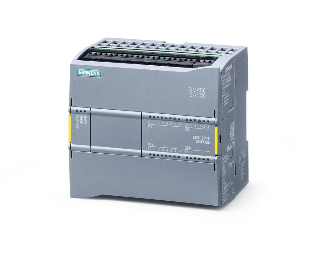 SIEMENS - SIE6ES72141AF400XB0 SIMATIC S7-1200 CPU 1214FC DC/DC/DC 14DI / 10DQ / 2AI