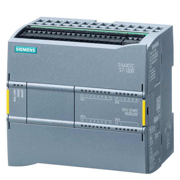 SIEMENS SIE6ES72141AF400XB0 CPU 1214 FC, DC/DC/DC, 14DI/10DO/2AI