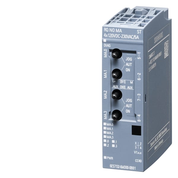 SIEMENS SIE6ES71326MD000BB1 ET 200SP,RQ NO-MA 4X120VDC.230VAC/5A ST