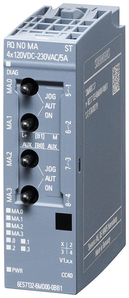 SIEMENS - SIE6ES71326MD000BB1 ET 200SP,RQ NO-MA 4X120VDC.230VAC/5A ST